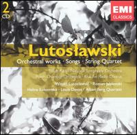 Lutoslawski: Orchestral Works; Songs; String Quartet von Various Artists