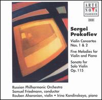 Prokofiev: Violin Concertos Nos. 1 & 2; Five Melodies for Violin & Piano; Sonata for Solo Violin von Samuel Friedmann