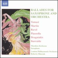 Ballades for Saxophone and Orchestra von Theodore Kerkezos