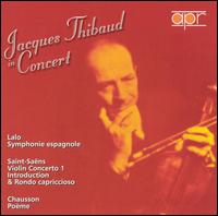 Jacques Thibaud in Concert von Jacques Thibaud