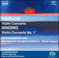 Sibelius: Violin Concerto; Sinding: Violin Concerto No. 1 von Henning Kraggerud