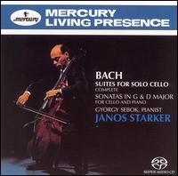 Bach: Six Suites; Sonatas in G major & D major von Janos Starker