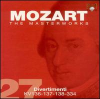 Mozart: Divertimenti, KV 136, 137, 138, 334 von Various Artists