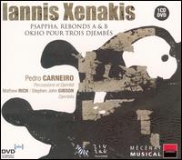 Iannis Xenakis: Psappha; Rebonds A & B; Okho pour trois djembés [DualDisc] von Pedro Carneiro