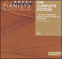 Great Pianists of the 20th Century: The Complete Edition (Box 1) (Box Set) von Various Artists