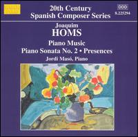 Joaquim Homs: Piano Music von Jordi Masó