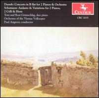 Dussek: Concerto for 2 Pianos; Schumann: Andante & Variations von Various Artists