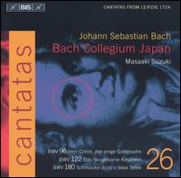 Bach: Cantatas, BWV 96, 122, 180 [Hybrid SACD] von Bach Collegium Japan Chorus