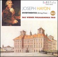 Haydn: Divertimentos (String Trios), Vol. 2 von Wiener Philharmonia Trio