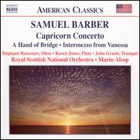 Samuel Barber: Capricorn Concerto; A Hand of Bridge; Intermezzo from Vanessa von Marin Alsop