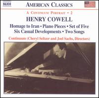 Henry Cowell: Instrumental, Chamber and Vocal Music, Vol. 2 von Continuum