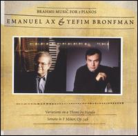 Brahms: Music for 2 Pianos von Various Artists