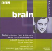 Beethoven: Quintet for Piano & Wind Instruments; Jacob: Sextet for Wind Quintet & Piano; Hindemith: Sonata for Horn & von Dennis Brain