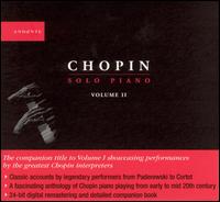 Chopin: Solo Piano, Vol. 2 von Various Artists