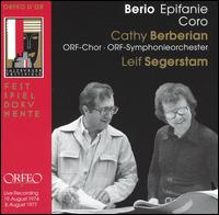 Berio: Epifanie; Coro von Cathy Berberian