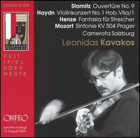 Leonidas Kavakos Performs Stamitz, Haydn, Henze, Mozart von Leonidas Kavakos