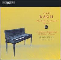 C.P.E. Bach: The Solo Keyboard Music, Vol. 13 von Miklós Spányi