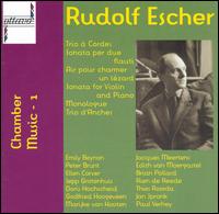Rudolf Escher: Chamber Music, Vol. 1 von Various Artists