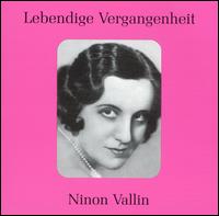 Lebendige Vergangenheit: Ninon Vallin von Ninon Vallin