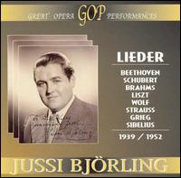 Lieder, 1939-1952 von Jussi Björling