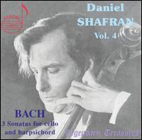 Bach: 3 Sonatas for Cello and Harpsichord von Daniel Shafran