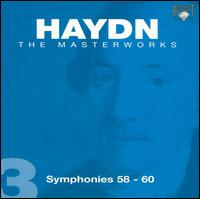 Haydn: Symphonies 58 - 60 von Adam Fischer