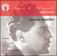 Fauré Songs von Charles Panzèra