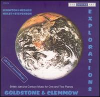 Explorations: British 20th/21st Century Music for One and Two Pianos von Goldstone & Clemmow Piano Duo