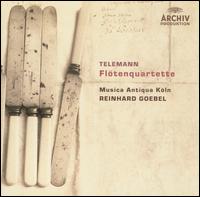 Telemann: Flötenquartette von Reinhard Goebel