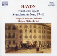 Haydn: Symphonies Nos. 37 - 40 von Helmut Müller-Brühl