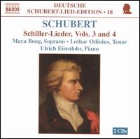 Schubert: Schiller-Lieder, Vols. 3 & 4 von Various Artists