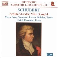 Schubert: Schiller-Lieder, Vols. 3 & 4 von Various Artists