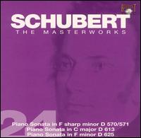 Schubert: Piano Sonata in F sharp minor D 570/571; Piano Sonata in C major D 613; Piano Sonata in F minor D 625 von Alwin Bär