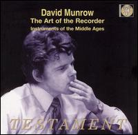 The Art of the Recorder von David Munrow
