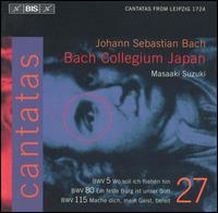J. S. Bach: Cantatas BWV 5, 80, 115 von Bach Collegium Japan Orchestra