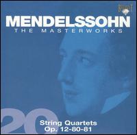 Mendelssohn: String Quartets Op. 12-80-81 von Sharon Quartet