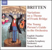 Britten: Variations on a Theme of Frank Bridge; The Young Person's Guide to the Orchestra von Steuart Bedford