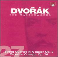 Dvorák: String Quartet in A major, Op. 2; Terzet in C major, Op. 74 von Stamitz Quartet