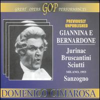 Cimarosa: Giannina e Bernardone von Sesto Bruscantini