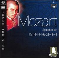 Mozart: Symphonies KV 16-19-19a-22-43-45 [Hybrid SACD] von Mozart-Ensemble Amsterdam