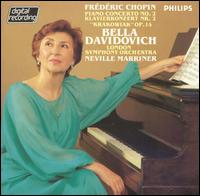 Frédéric Chopin: Piano Concerto No. 2; Krakowiak, Op. 14 von Bella Davidovich