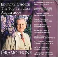 Gramophone Editor's Choice, August 2003 von Various Artists