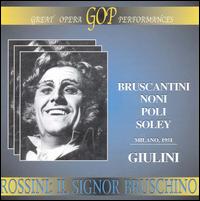 Rossini: Il Signor Bruschino von Various Artists