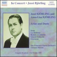 Arias and Duets von Jussi Björling