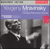 Tchaikovsky: Symphony No. 4; Glazunov: Symphony No. 4 von Yevgeny Mravinsky