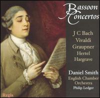 Bassoon Concertos: J.C. Bach, Vivaldi, Graupner, Hertel, Hargrave von Philip Ledger