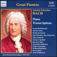 J.S. Bach: Piano Transcriptions von Various Artists