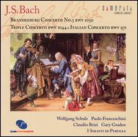 J.S. Bach: Brandenburg Concerto No. 5; Triple Concerto BWV 1044; Italian Concerto BWV 971 von Claudio Brizi