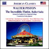 Walter Piston: The Incredible Flutist von Various Artists