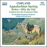 Copland: Appalachian Spring; Rodeo; Billy the Kid; Fanfare for the Common Man von Stephen Gunzenhauser